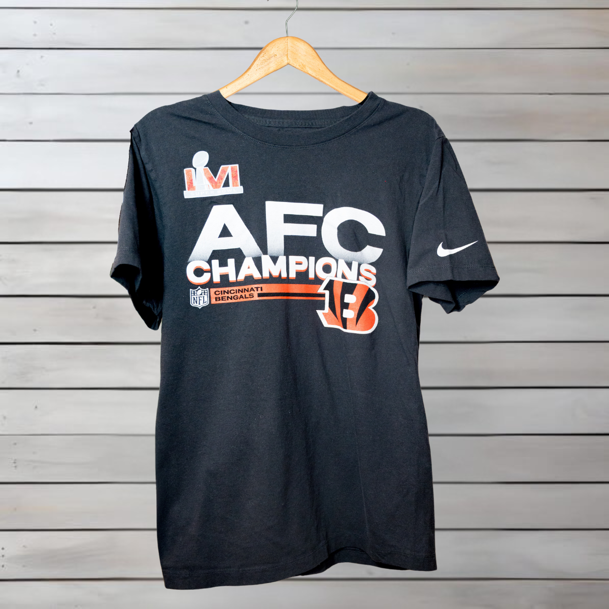 Cincinnati Bengals AFC Champions Nike T-Shirt (Adult Small)